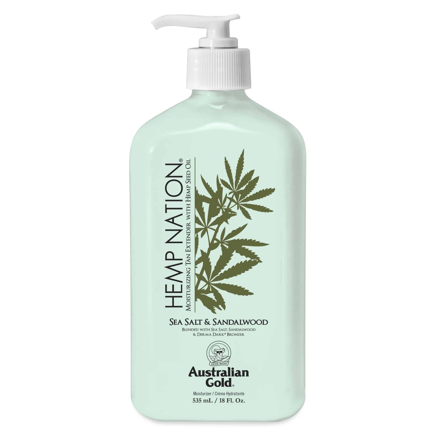 Увлажняющий крем для тела Hemp Nation  Sea Salt & Sandalwood Tan Extender